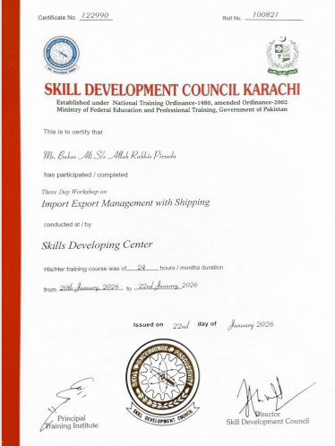 Certificate 3